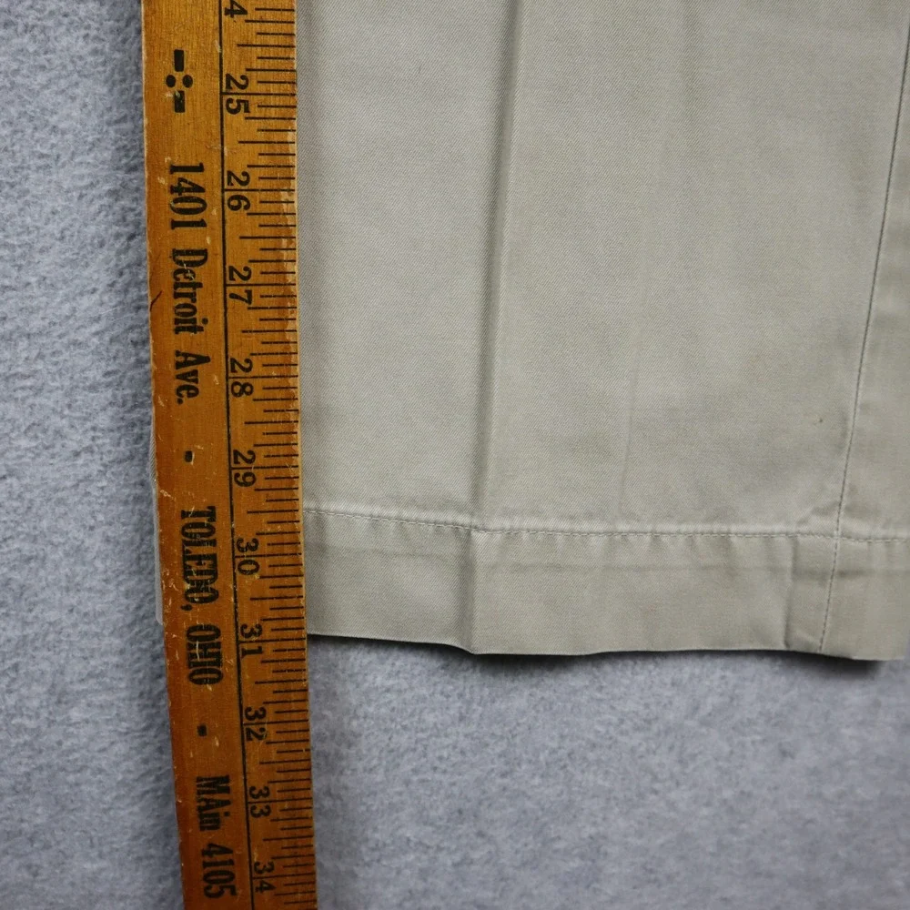 Banana Republic Chino Pants Mens 34 Relaxed Fit Dawson Khaki Tan Cotton Trousers